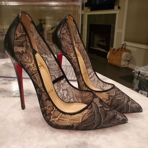 So Kate Lace Louboutins Size 39 Height 120mm